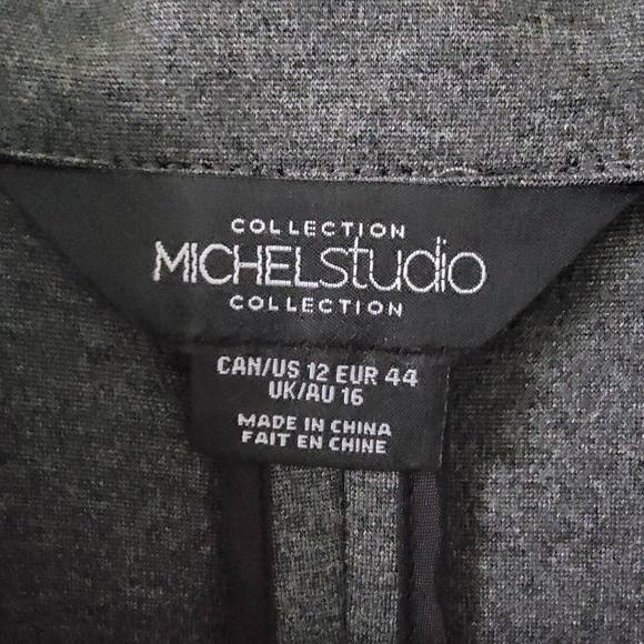 NWOT Michel Studio Collection Long Vest 12 - Picture 3 of 4